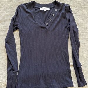 Loft Henley long sleeve shirt